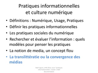 La question de l’évaluation
• Où est la source ?
« la distinction classique auteur-éditeur-
imprimeur du monde de l’imprimé devient
problématique dans l’univers numérique, où
l’auteur est souvent son propre éditeur »
• « renversement du modèle de validation de
l’information, reportée sur l’usager final et
non plus réservée aux médiateurs
professionnels »
Source A Serres http://bbf.enssib.fr/consulter/bbf-2005-06-0038-006
 