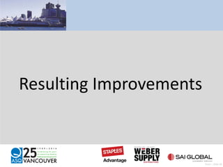 Resulting Improvements
Pratt – Slide 60
 