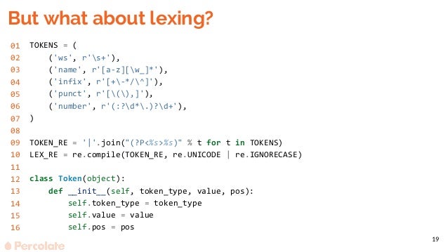 Pratt Parser in Python