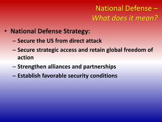 National Defense, International Security, & Globalization in the Post ...