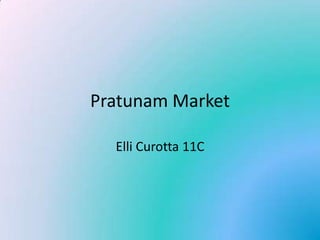 Pratunam Market
Elli Curotta 11C

 