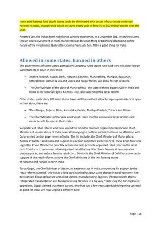 Foreign Direct Investment in India | PDF