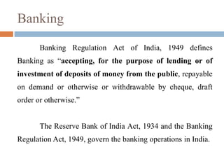 Indian Banking Structure 