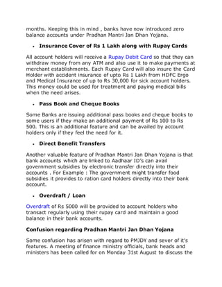 Jan Dhan Yojana | DOCX
