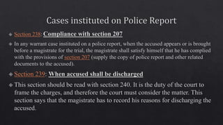 warrant trial Sec 238-250