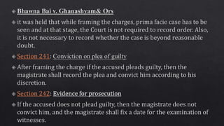 warrant trial Sec 238-250