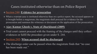 warrant trial Sec 238-250