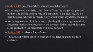 warrant trial Sec 238-250