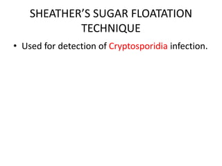 STOOL CONCENTRATION METHODS | PPTX