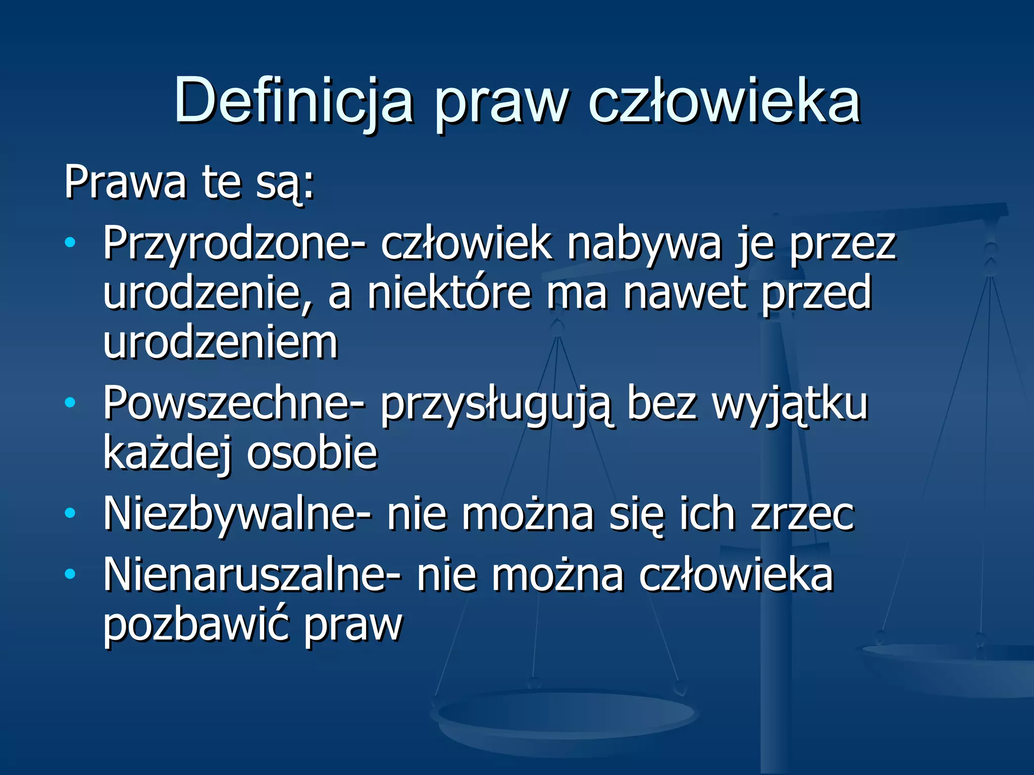 Prawa człowieka | PPT