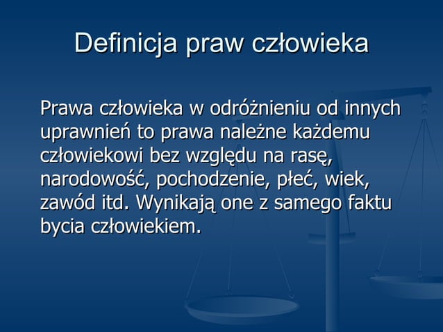 Prawa człowieka | PPT