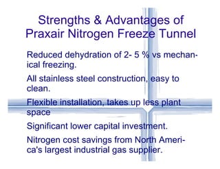 All equipment is built by Praxair, not vendors. 