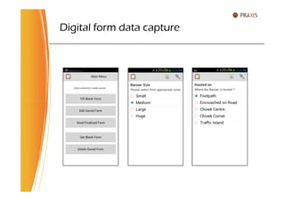 Digital form data capture
 