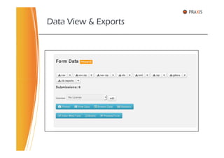 Data View & Exports
 