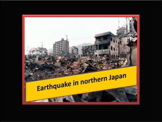 Earthquake in northern Japan 