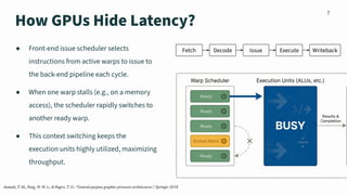 Addressing GPU Bottlenecks: Out of Order Scheduling | Prayag Mohanty ...