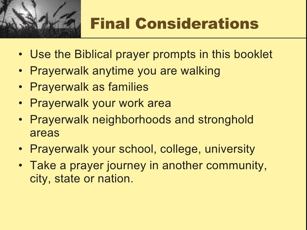 Prayer And Evangelism 1