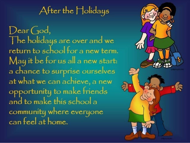 Image result for prayer for the start of a new term
