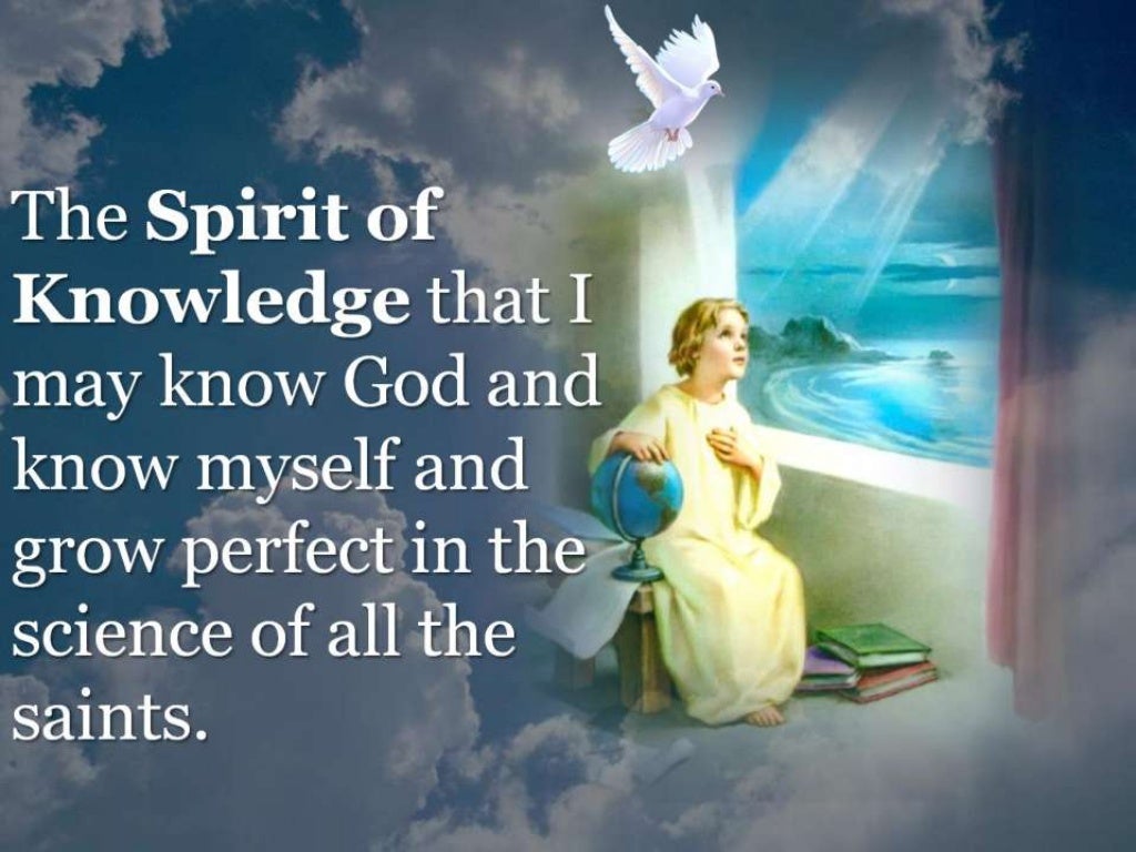 Prayer for the 7 gifts of the Holy Spirit