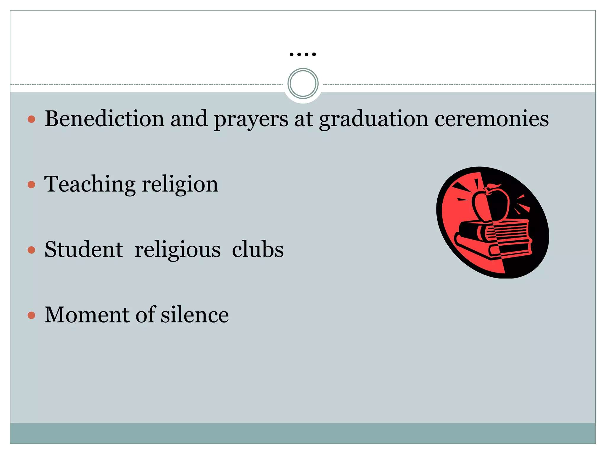 Prayer in schools PPT