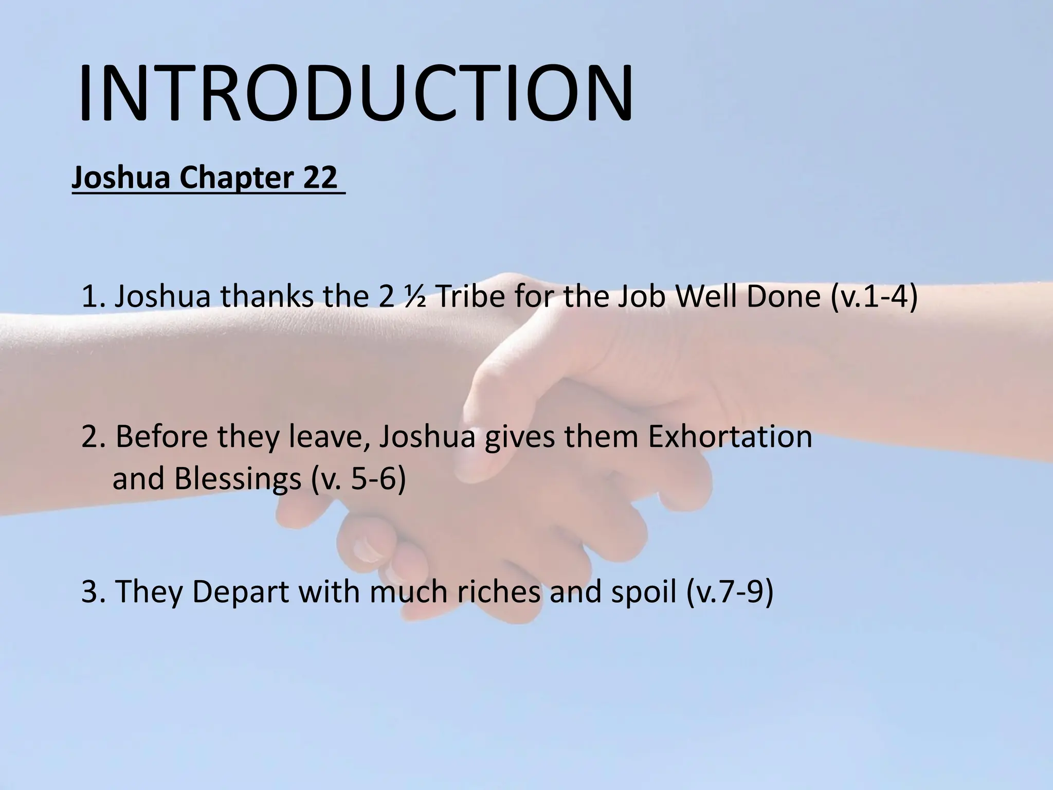How to Respond to Misunderstanding - Joshua 22 | PDF