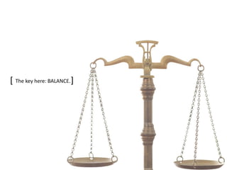 The key here: BALANCE.[ ]
 