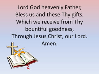 Grace Prayer Examples