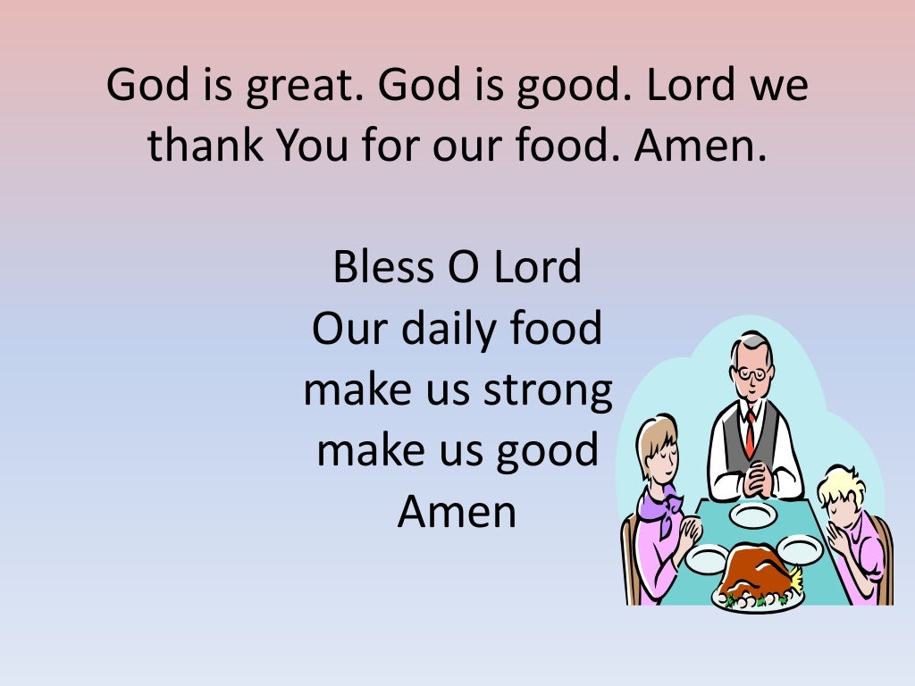 Grace Prayer Examples