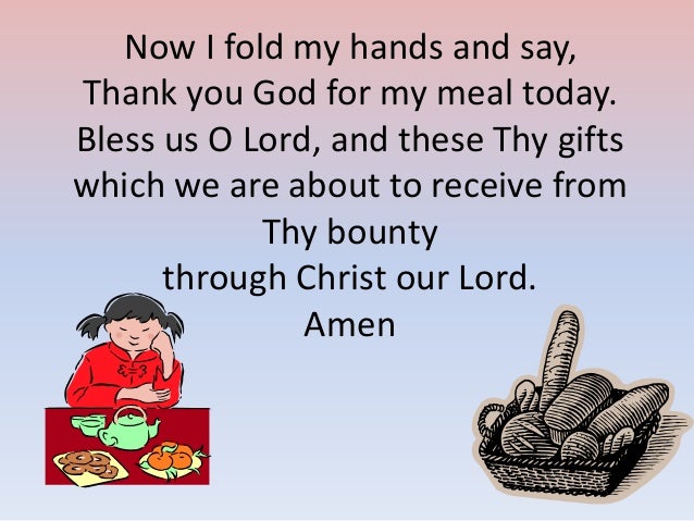 Grace Prayer Examples - 