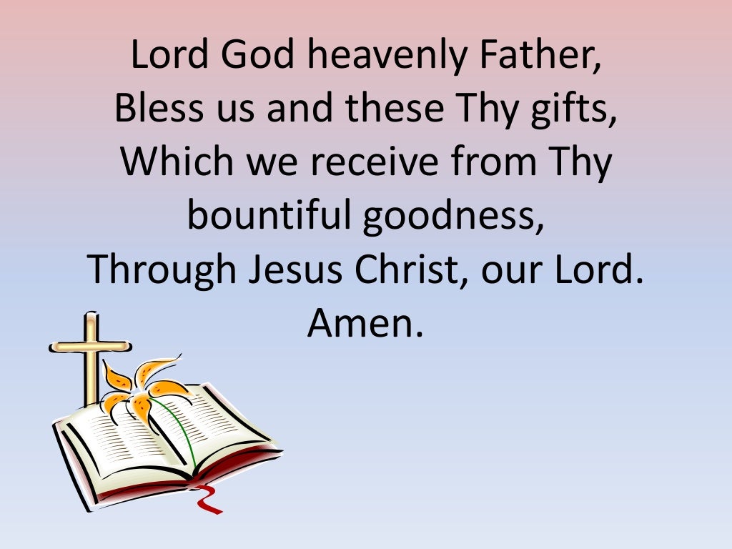 Grace Prayer Examples