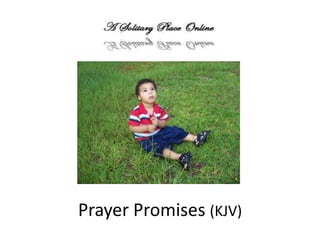 Prayer Promises (KJV) 