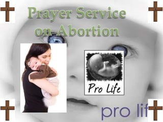 Prayer Service on Abortion  