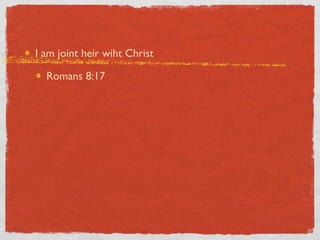 I am sanctiﬁed in Christ

  1 Corinthians 1:2

    To the church of God in Cornith, to those sanctiﬁed
    in Christ Jesus...