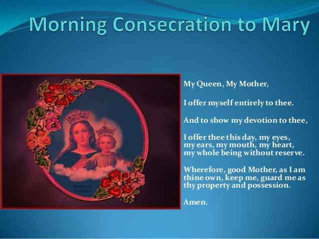 Prayers to Mother Mary