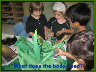 What does the body need? 