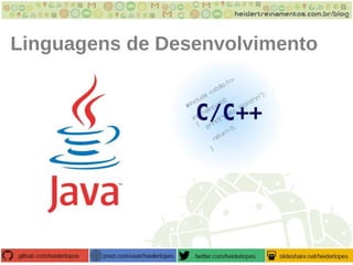 Linguagens de Desenvolvimento
 