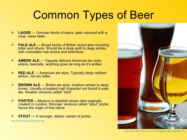 Beer Presentation Mike Brown