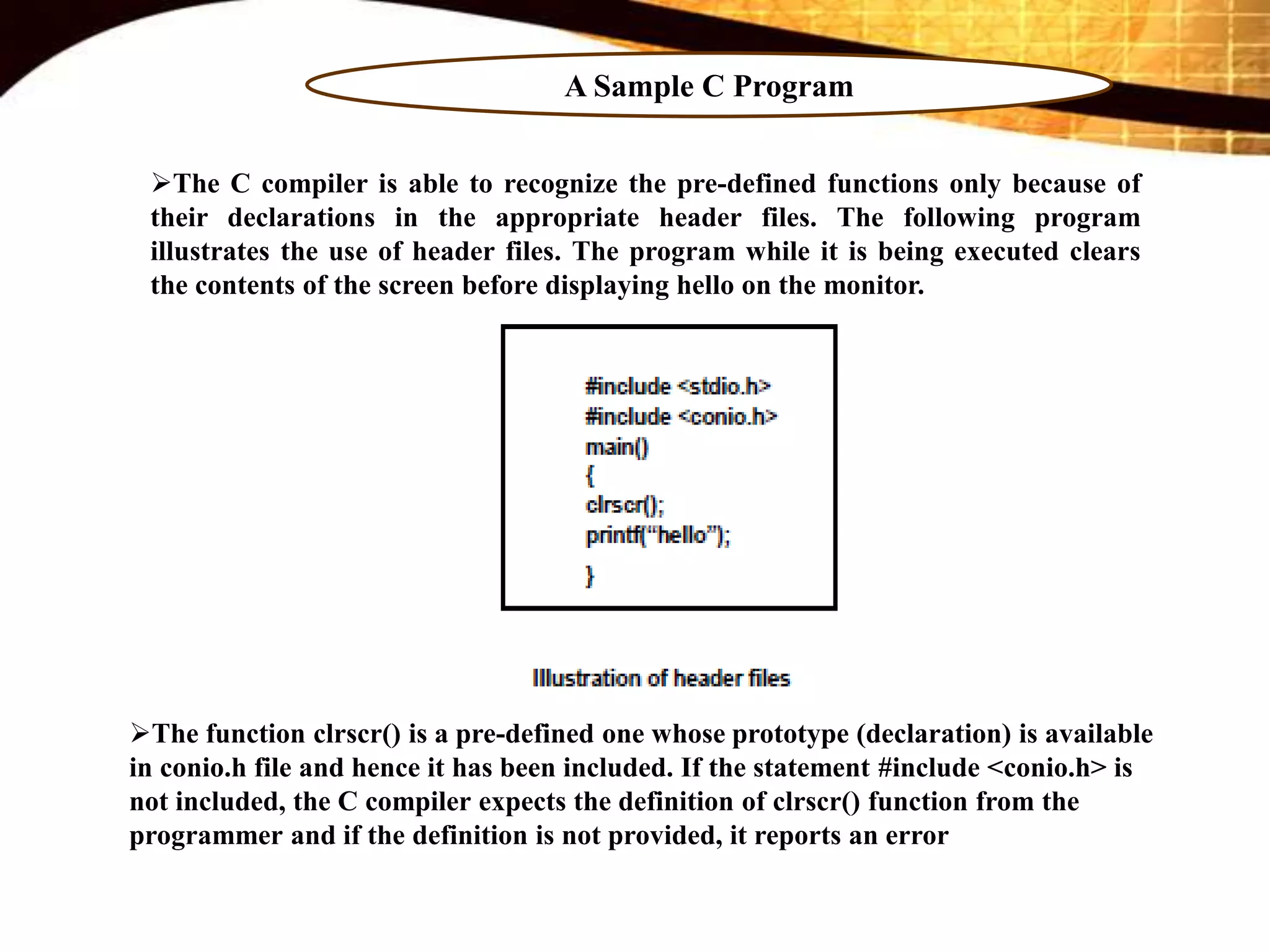 Sample for Simple C Program - R.D.Sivakumar | PPT