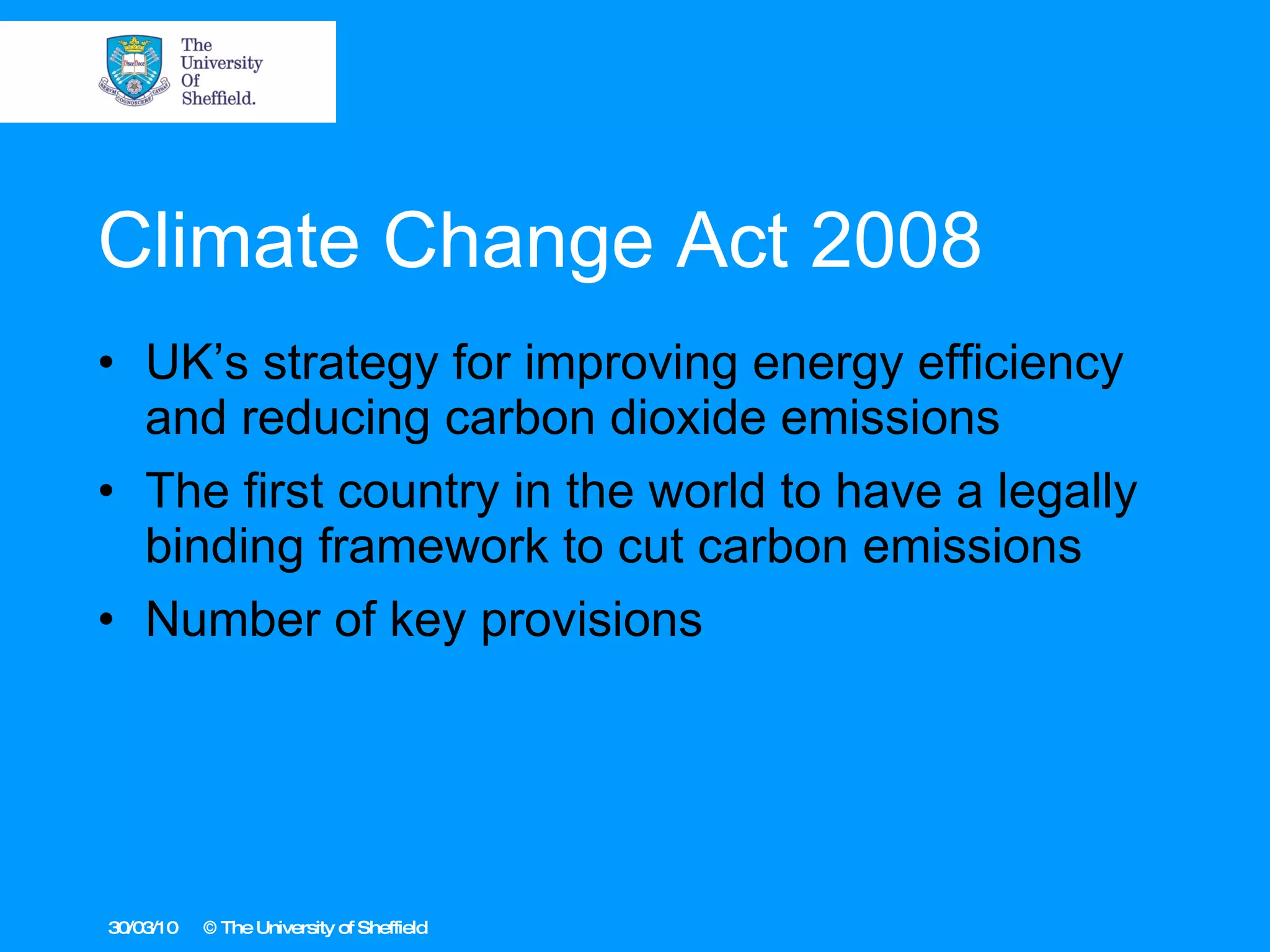 Energy and Carbon Management | PPT