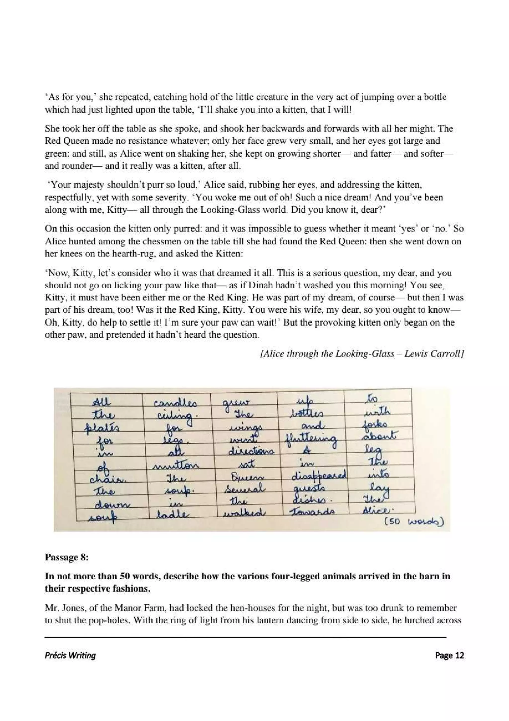 PRÉCIS WRITING .pdf