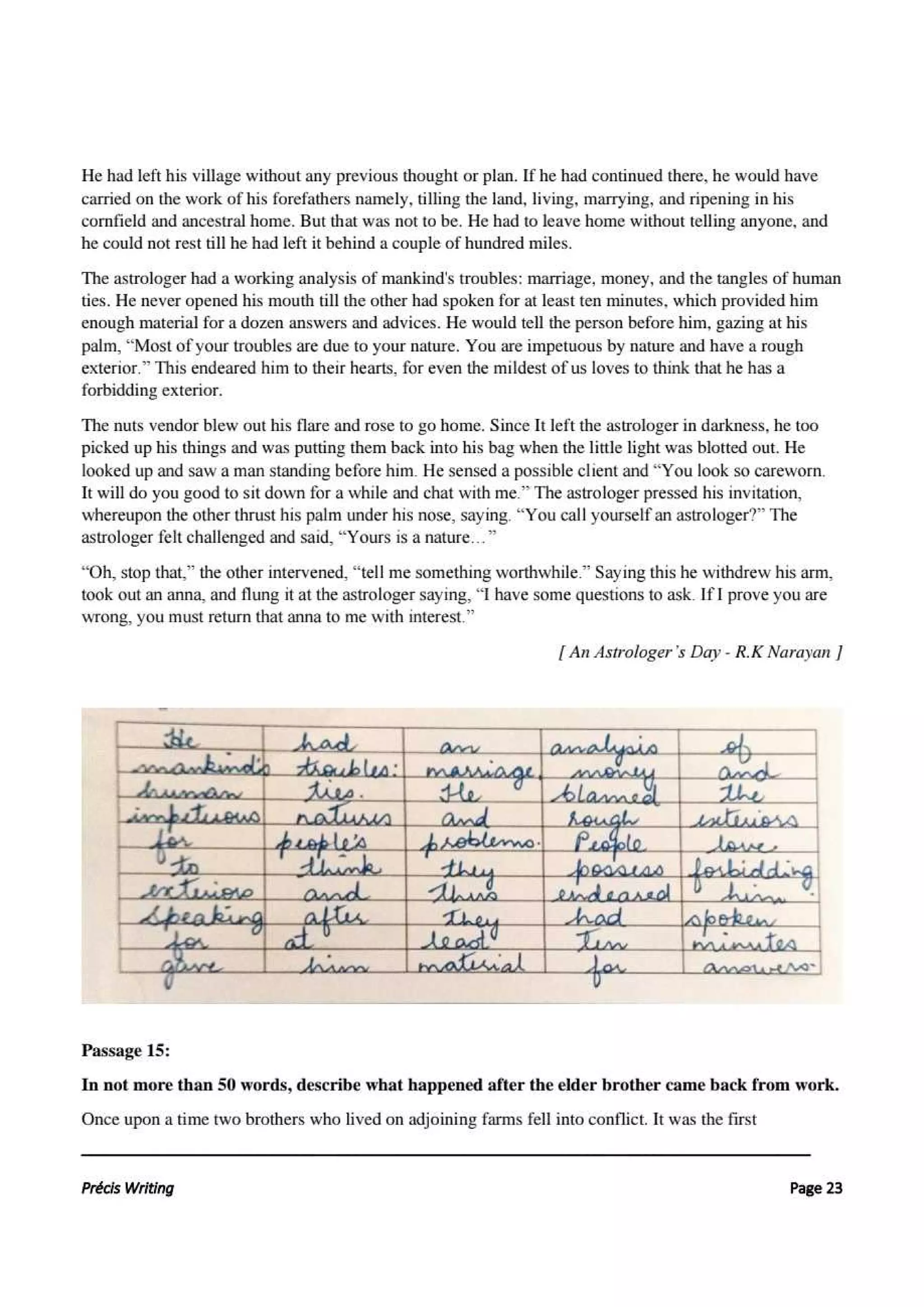 PRÉCIS WRITING .pdf