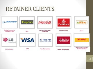 RETAINER CLIENTS 
18 
 