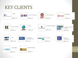 KEY CLIENTS 
32 
 