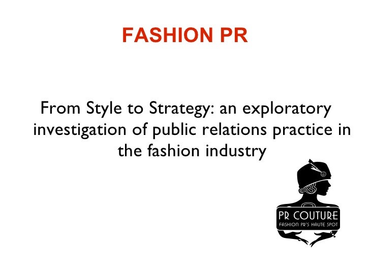 Exploring Fashion PR