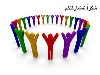 ‫لمشاركتكم‬ ً%‫ا‬‫شكر‬
 