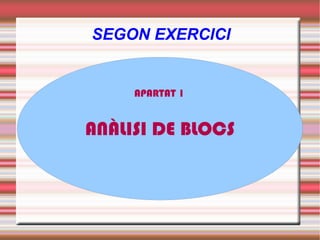 SEGON EXERCICI APARTAT 1 