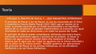 principios de pascal ingenieria electrica | PPTX
