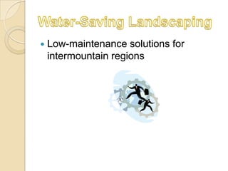 

Low-maintenance solutions for
intermountain regions

 