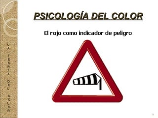 PSICOLOGÍA DEL COLOR L A T E O R Í A D E L C O L O R 38 