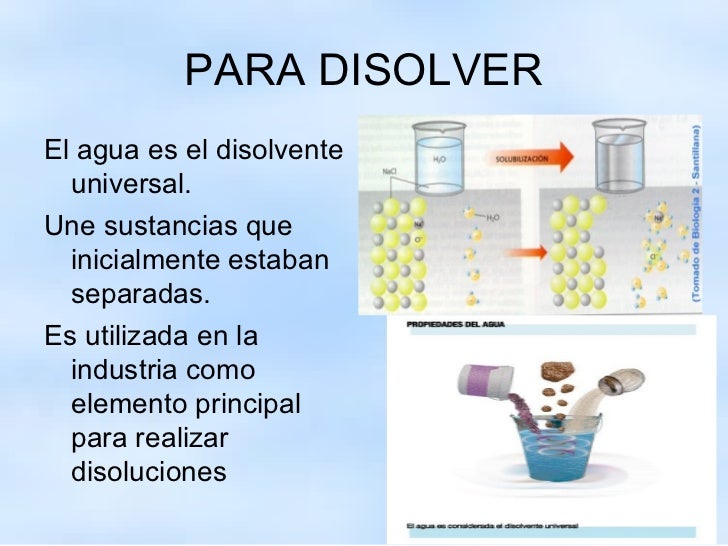 utilidades del agua